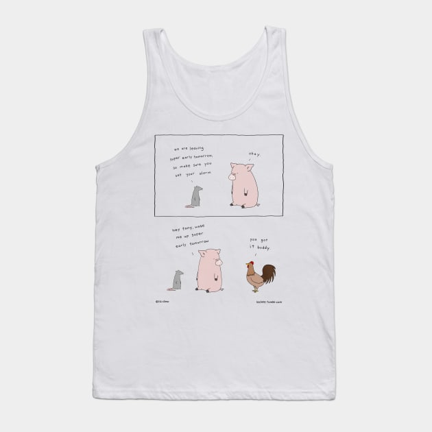 Alarm Tank Top by Liz Climo